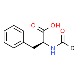 ChemSpider 2D Image | N-(~2~H)Formyl-L-phenylalanine | C10H10DNO3