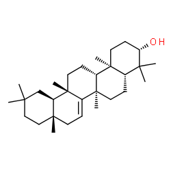 ChemSpider 2D Image | (3S,4aR,6aR,8aS,12aR,12bS,14aR,14bR)-4,4,6a,8a,11,11,12b,14b-Octamethyl-1,2,3,4,4a,5,6,6a,8,8a,9,10,11,12,12a,12b,13,14,14a,14b-icosahydro-3-picenol | C30H50O