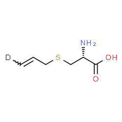 ChemSpider 2D Image | S-[(2E)-(3-~2~H_1_)-2-Propen-1-yl]-L-cysteine | C6H10DNO2S