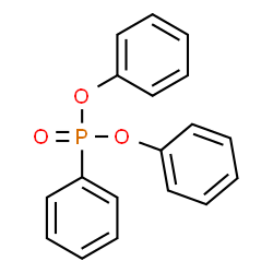 ChemSpider 2D Image | Diphenyl phenylphosphonate | C18H15O3P
