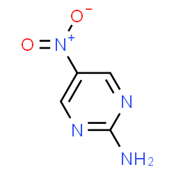 ChemSpider 2D Image | 5-nitropyrimidin-2-amin | C4H4N4O2
