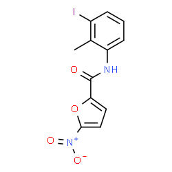 ChemSpider 2D Image | N-(3-Iodo-2-methylphenyl)-5-nitro-2-furamide | C12H9IN2O4