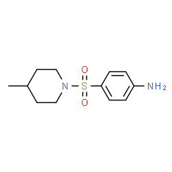 ChemSpider 2D Image | 4-(4-METHYLPIPERIDIN-1-YLSULFONYL)ANILINE | C12H18N2O2S
