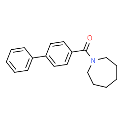 ChemSpider 2D Image | 1-Azepanyl(4-biphenylyl)methanone | C19H21NO