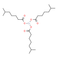 ChemSpider 2D Image | Chromium(3+) tris(6-methylheptanoate) | C24H45CrO6