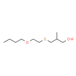 ChemSpider 2D Image | 3-[(2-Butoxyethyl)sulfanyl]-2-methyl-1-propanol | C10H22O2S