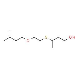 ChemSpider 2D Image | 3-{[2-(3-Methylbutoxy)ethyl]sulfanyl}-1-butanol | C11H24O2S