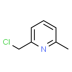 ChemSpider 2D Image | 2-(chlormethyl)-6-methylpyridin | C7H8ClN