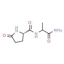 ChemSpider 2D Image | 5-Oxo-L-prolylalaninamide | C8H13N3O3