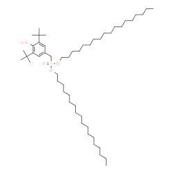 ChemSpider 2D Image | 2,6-ditert-butyl-4-(dioctadecoxyphosphorylmethyl)phenol | C51H97O4P
