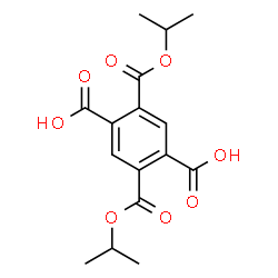 ChemSpider 2D Image | 2,5-Bis(isopropoxycarbonyl)terephthalic acid | C16H18O8
