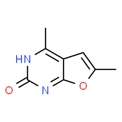 ChemSpider 2D Image | 4,6-dimethylfuro[2,3-d]pyrimidin-2-ol | C8H8N2O2