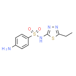 ChemSpider 2D Image | sulfaethidole | C10H12N4O2S2