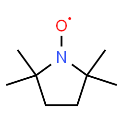 ChemSpider 2D Image | (2,2,5,5-Tetramethyl-1-pyrrolidinyl)oxidanyl | C8H16NO