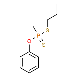 ChemSpider 2D Image | O-Phenyl S-propyl methylphosphonodithioate | C10H15OPS2