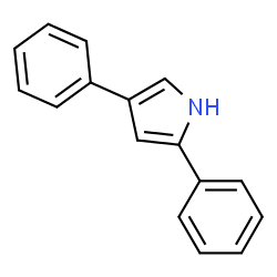 ChemSpider 2D Image | 2,4-Diphenylpyrrole | C16H13N