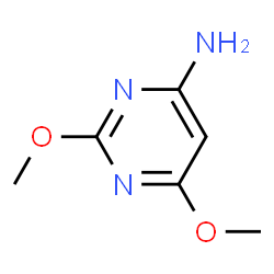 ChemSpider 2D Image | 2,6-dimethoxypyrimidin-4-amin | C6H9N3O2