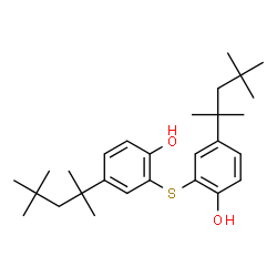 ChemSpider 2D Image | 2,2'-Thiodi(4-tert-octylphenol) | C28H42O2S