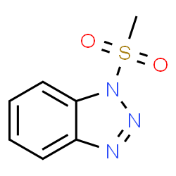 ChemSpider 2D Image | 1-Methanesulfonyl-1H-benzotriazole | C7H7N3O2S