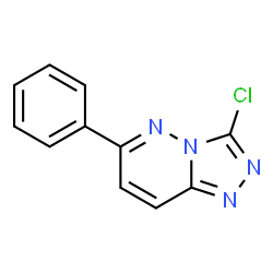 ChemSpider 2D Image | 3-Chloro-6-phenyl[1,2,4]triazolo[4,3-b]pyridazine | C11H7ClN4