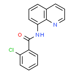 ChemSpider 2D Image | 2-Chloro-N-(8-quinolinyl)benzamide | C16H11ClN2O
