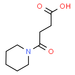 ChemSpider 2D Image | 4-Oxo-4-(1-piperidinyl)butanoic acid | C9H15NO3