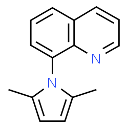 ChemSpider 2D Image | 8-(2,5-dimethyl-pyrrol-1-yl)-quinoline | C15H14N2