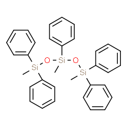 ChemSpider 2D Image | Trimethylpentaphenyltrisiloxane | C33H34O2Si3