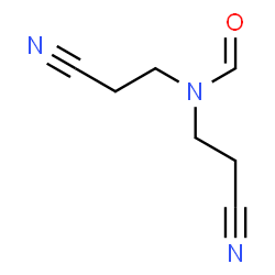 ChemSpider 2D Image | N,N-Bis(2-cyanoethyl)formamide | C7H9N3O