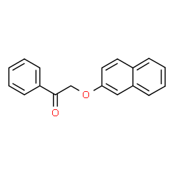 ChemSpider 2D Image | 2-(2-Naphthyloxy)-1-phenylethanone | C18H14O2