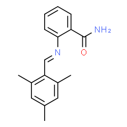 ChemSpider 2D Image | 2-[(E)-(Mesitylmethylene)amino]benzamide | C17H18N2O
