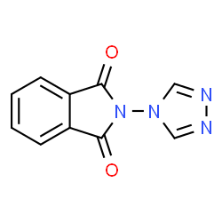 ChemSpider 2D Image | 2-(4H-1,2,4-Triazol-4-yl)-1H-isoindole-1,3(2H)-dione | C10H6N4O2