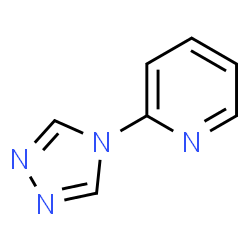 ChemSpider 2D Image | 2-(4H-1,2,4-Triazol-4-yl)pyridine | C7H6N4