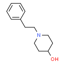 ChemSpider 2D Image | 1-Phenethyl-piperidin-4-ol | C13H19NO