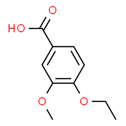 ChemSpider 2D Image | 4-Ethoxy-3-methoxybenzoic acid | C10H12O4