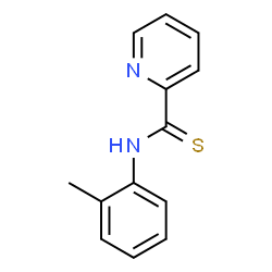 ChemSpider 2D Image | N-(2-Methylphenyl)-2-pyridinecarbothioamide | C13H12N2S