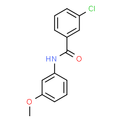 ChemSpider 2D Image | 3-Chloro-N-(3-methoxyphenyl)benzamide | C14H12ClNO2