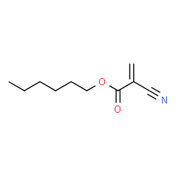 ChemSpider 2D Image | Hexyl 2-cyanoacrylate | C10H15NO2
