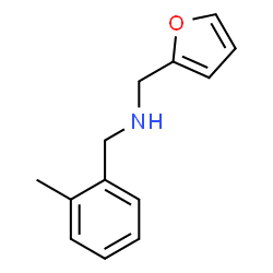 ChemSpider 2D Image | Furan-2-ylmethyl-(2-methyl-benzyl)-amine | C13H15NO