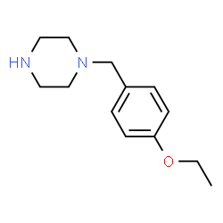 ChemSpider 2D Image | 1-(4-Ethoxybenzyl)piperazine | C13H20N2O