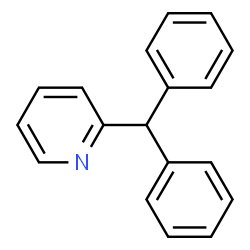 ChemSpider 2D Image | DIPHENYL-2-PYRIDYLMETHANE | C18H15N