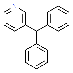 ChemSpider 2D Image | DIPHENYL-3-PYRIDYLMETHANE | C18H15N