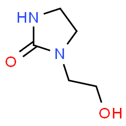 ChemSpider 2D Image | Hydroxyethyl imidazolidinone | C5H10N2O2