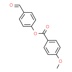 ChemSpider 2D Image | 4-Formylphenyl 4-methoxybenzoate | C15H12O4