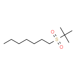 ChemSpider 2D Image | 1-[(2-Methyl-2-propanyl)sulfonyl]heptane | C11H24O2S