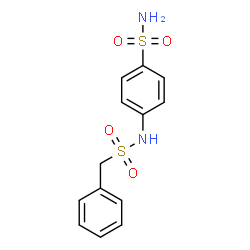 ChemSpider 2D Image | 4-[(Benzylsulfonyl)amino]benzenesulfonamide | C13H14N2O4S2
