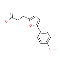 ChemSpider 2D Image | 3-[5-(4-Methoxyphenyl)-2-furyl]propanoic acid | C14H14O4