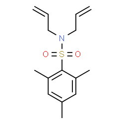 ChemSpider 2D Image | N,N-Diallyl-2,4,6-trimethylbenzenesulfonamide | C15H21NO2S