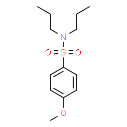 ChemSpider 2D Image | 4-Methoxy-N,N-dipropylbenzenesulfonamide | C13H21NO3S