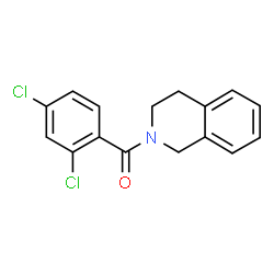 ChemSpider 2D Image | (2,4-Dichlorophenyl)(3,4-dihydro-2(1H)-isoquinolinyl)methanone | C16H13Cl2NO